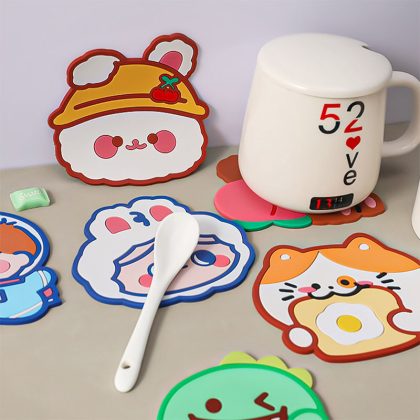 Cute Cartoon High-Quality Tea Coaster Cup Mat